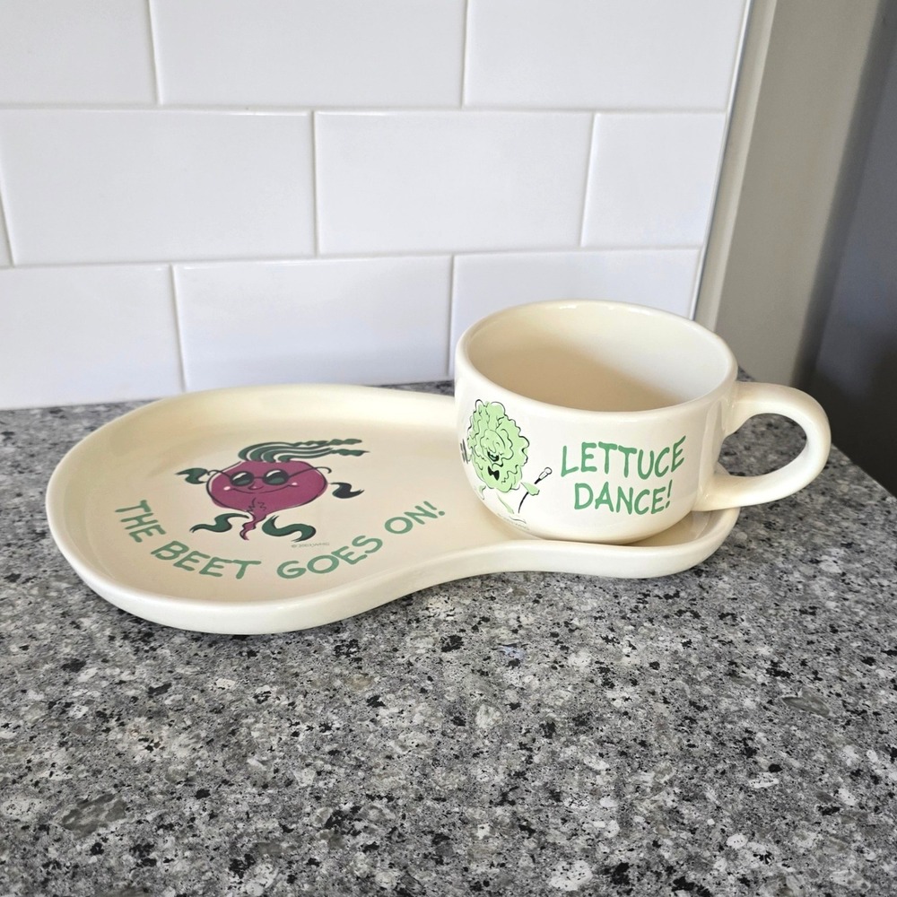 WMG Veggie Soup Sandwich Set Cream The Beet Goes On Lettuce‎ Dance Vintage 2003